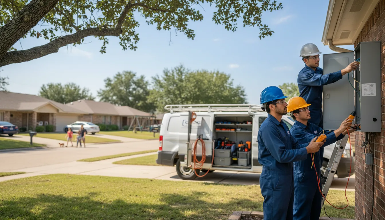 Certified electrician providing emergency electrical services in Wilburn, AR